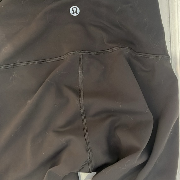 Lululemon high rise align leggings, dark grey, size 0, mildly worn - Picture 4 of 5